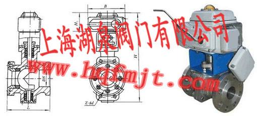 電動調節球閥結構圖